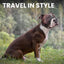 Breathable Metal Basket Dog Muzzle for Large Dogs with Leather Straps