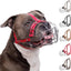 Breathable Metal Basket Dog Muzzle for Large Dogs with Leather Straps