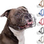 Breathable Metal Basket Dog Muzzle for Large Dogs with Leather Straps