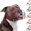 Breathable Metal Basket Dog Muzzle for Large Dogs with Leather Straps