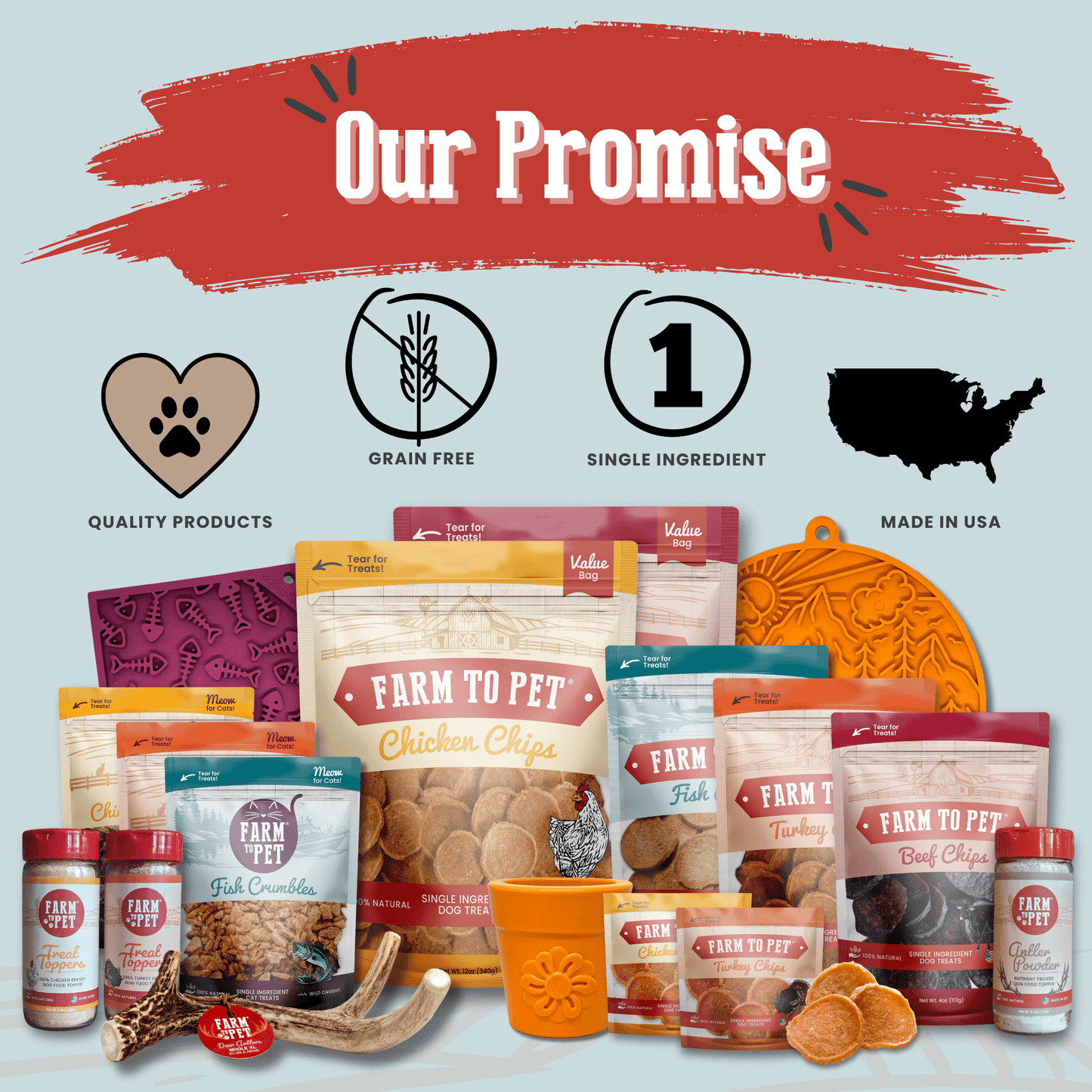 Fish Chips Snack Pack Bundles | Dog Treats for Training & Travel